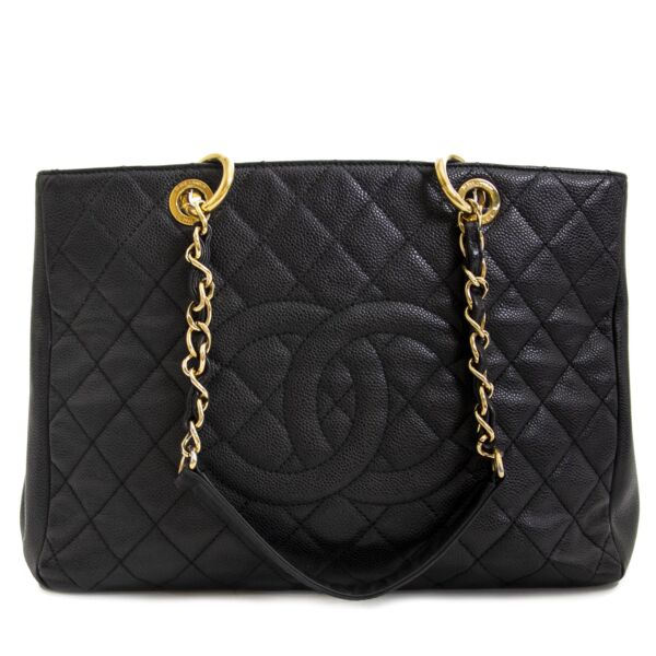 shop your secondhand Chanel Black Caviar GST Tote