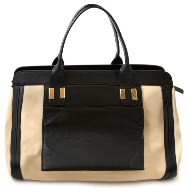 koop Chloé Black And White Alice Bag bij labellov aan de beste prijs