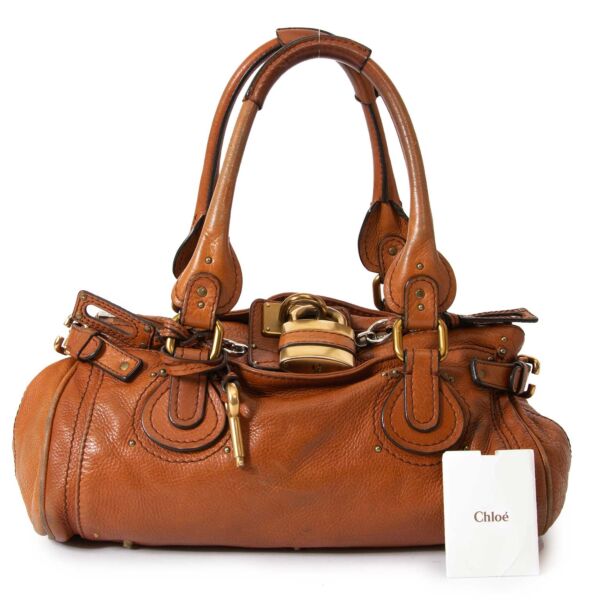 Chloé Brown Paddington Padlock Bag 