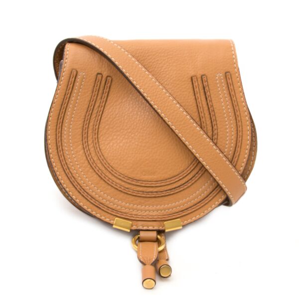 Looking for a Chloé Camel Marcie Small Leather Bag? 