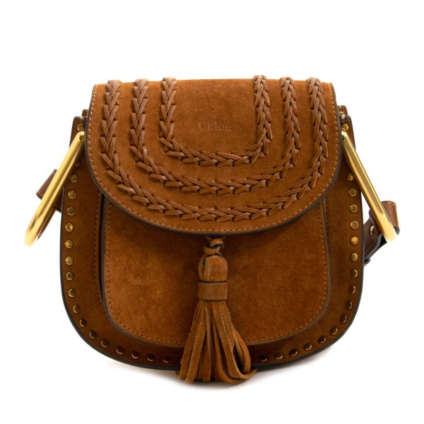 Authentic secondhand Chloé Hudson Bag Camel buy online webshop LabelLOV