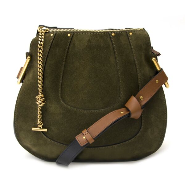 acheter en ligne pour le meilleur prix *NEVER USED* Chloé Small Suède Hayley Hobo Bag 