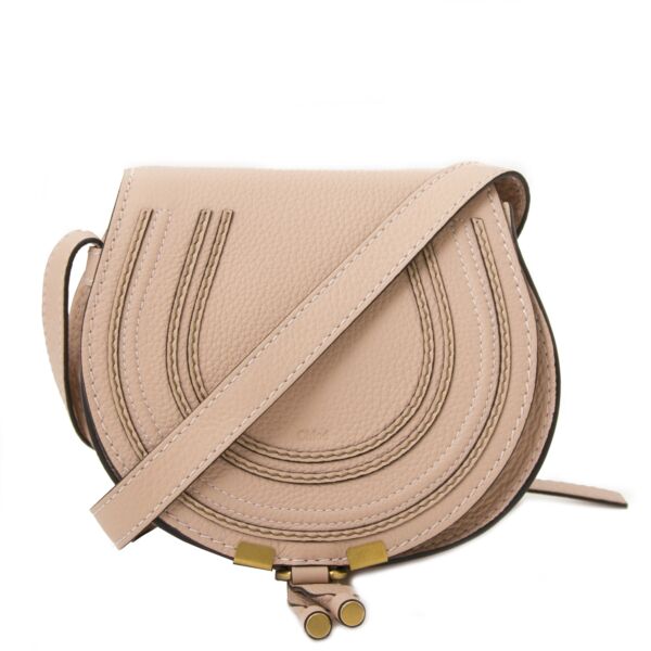 Chloé Mini Marcie Blush Nude Cross Body Bag