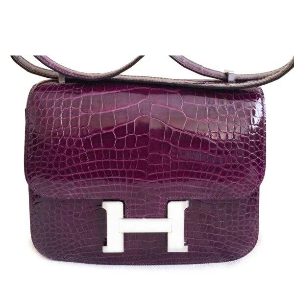 no waitinglist brand new full set Brand New Constance MIni Cassis Alligator Lisse worldwide shipment