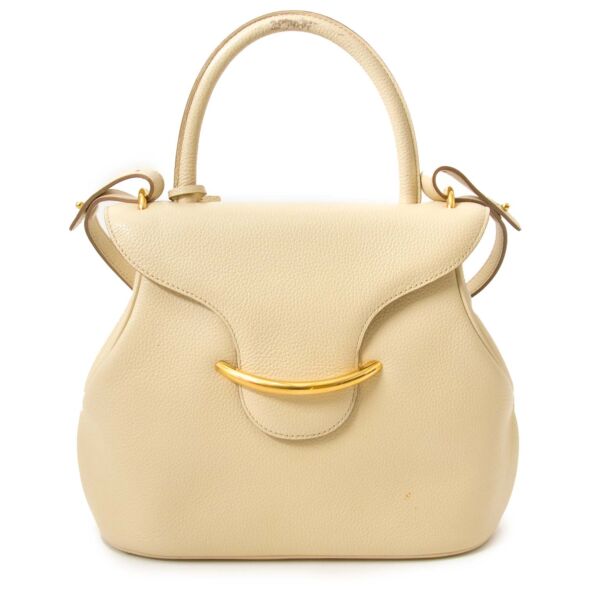 Koop Delvaux Creme Baltimore shoulderbag en betaal veilig online
