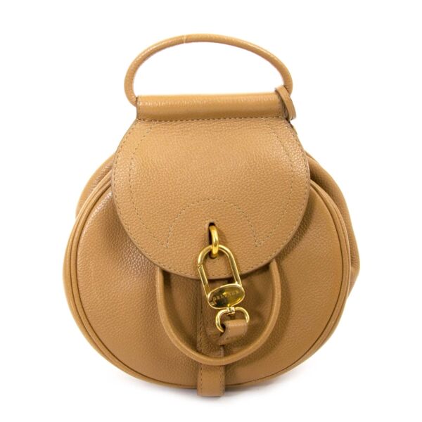 koop Delvaux Beige Cerceau Backpack bij labellov aan de beste prijs