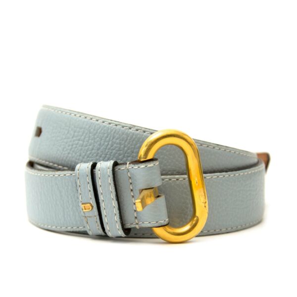 Delvaux Belt Light Blue