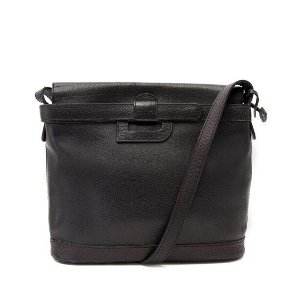 Buy a secondhand Delvaux Black Leather Cross Body Bag online