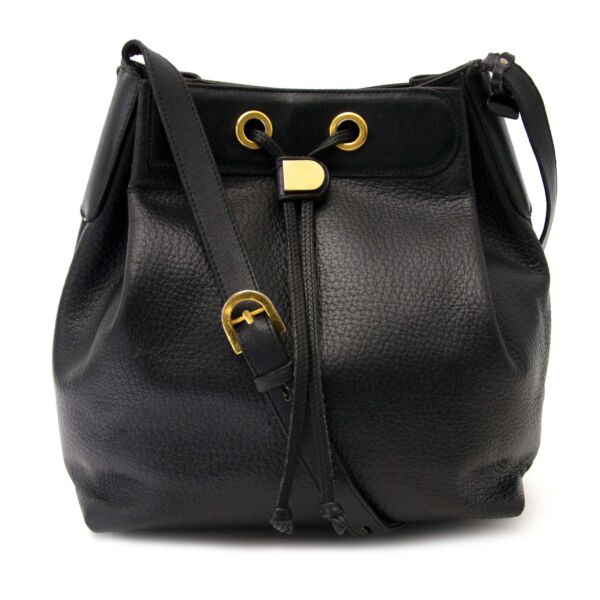 koop veilig online bij labellov.com tegen de beste prijs delvaux zwarte schoudertas