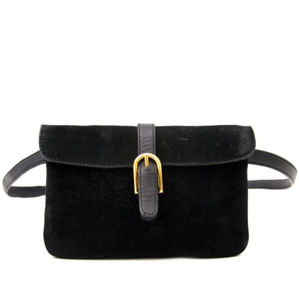 Looking for a Delvaux Black Suède Belt Bag - Size:95?