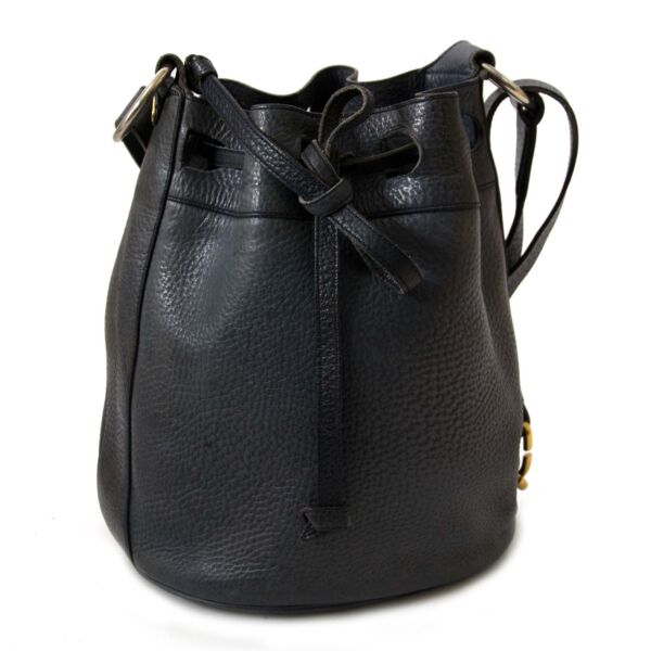 Delvaux Vintage Blue Bucket Bag preloved designer vintage
