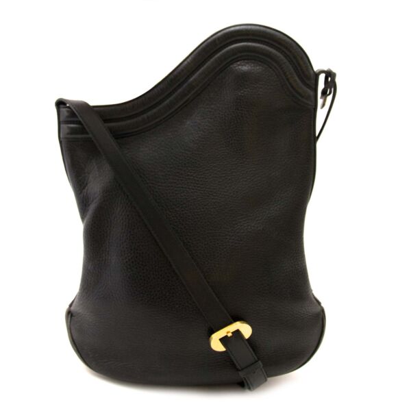 Buy authentic secondhand delvaux black shoulder bag now online at labellov vintage fashion webshop belgium