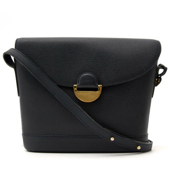 shop safe online Delvaux Blue Leather Cross-Body Bag