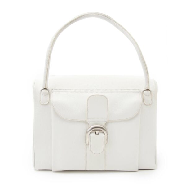 Delvaux Chécre Glacée Souple Talc