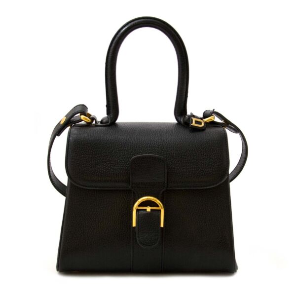 Buy authentic designer bags such as Delvaux Black Brillant Mini + Strap for the best price at Labellov