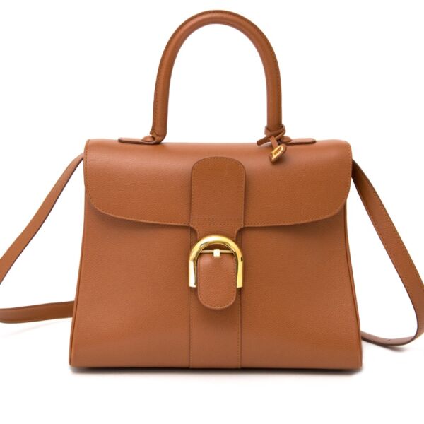 shop safe online at the best price Brand New Delvaux Cognac Brillant like new webshop www.labellov.com