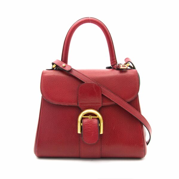 Delvaux Brillant PM Dark red now online at labellov.com for the best price 