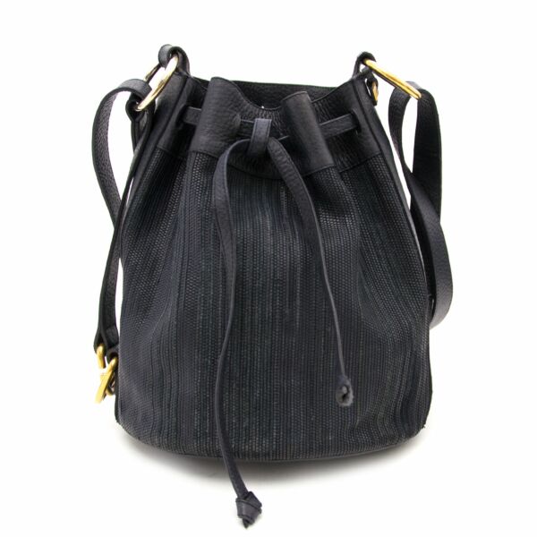Delvaux Toile de Cuir Bucket Bag kopen en verkopen aan de beste prijs bij Labellov