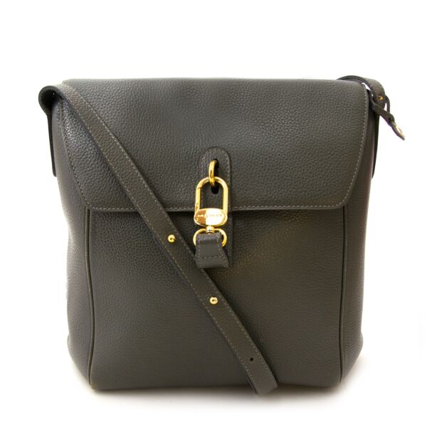 Delvaux Grey Greenish Crossbody Bag 