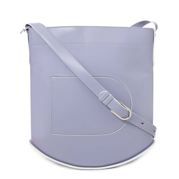 shop safe online secondhand Delvaux Lila Le Pin Box Calf Leather Shoulderbag 