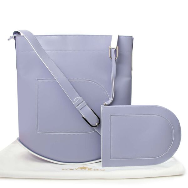 Delvaux Lila Le Pin Box Calf Leather Shoulder Bag 