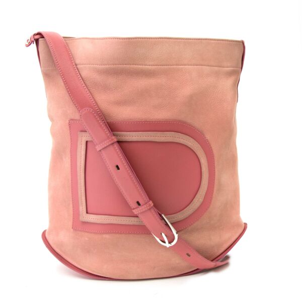 Delvaux Le Pin Vieux Rose 100% authentic for sale online at Labellov
