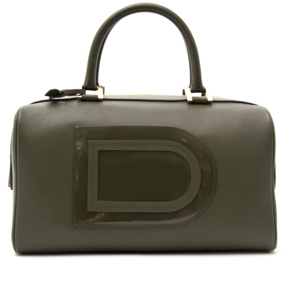 Are you looking for an authentic designer Delvaux Louise Boston Allure PM Olive Green?