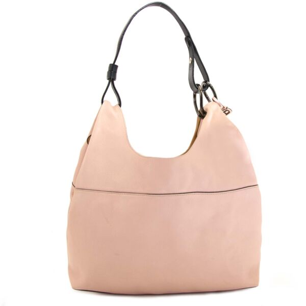 Delvaux Le Givry Blush and Black Shoulder Bag te koop bij labellov tweedehands