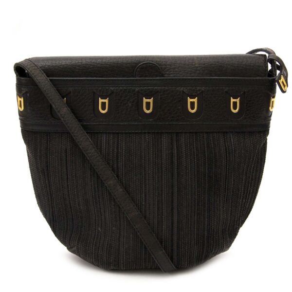 delvaux toile de cuir crossbody bag now for sale at labellov vintage fashion webshop belgium