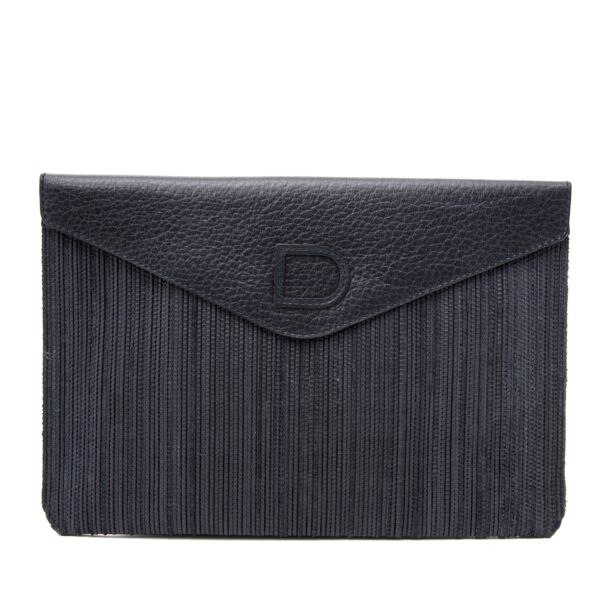 Delvaux Toile de Cuir Pochette