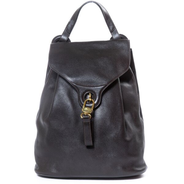 Delvaux Brown Backpack for sale