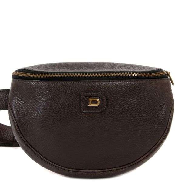 Delvaux Brown Leather Belt Bag for the best price at Labellov secondhand luxury