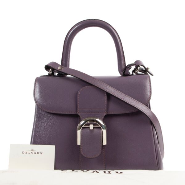 Delvaux Brillant PM Parme Jumping Handbag