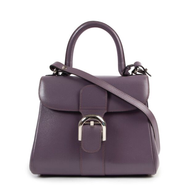 shop online at Labellov for 100% authentic vintage second hand Delvaux Mauve Purple Brillant