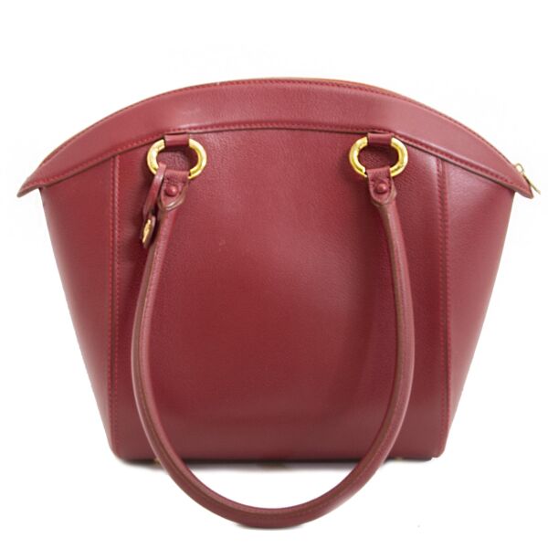 Authentic second hand vintage Delvaux Charme Jumping Top Handle Bag buy online webshop LabelLOV