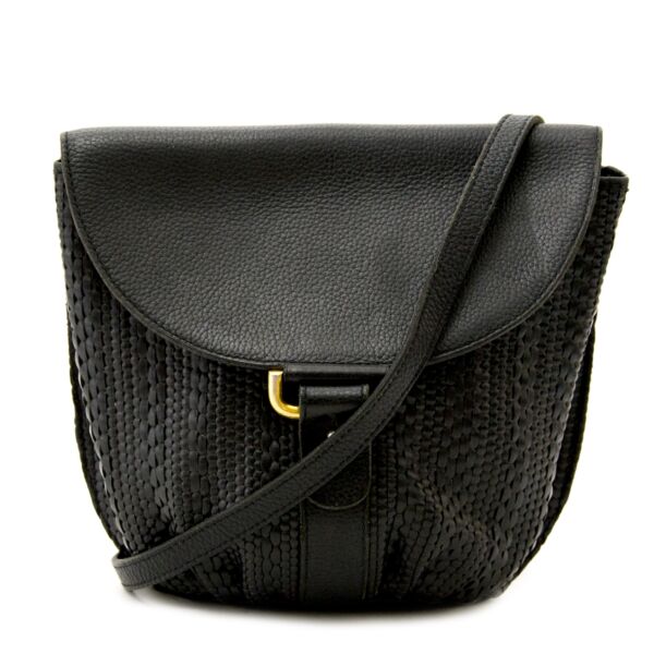 Delvaux Toile de Cuir Cross Body Bag 