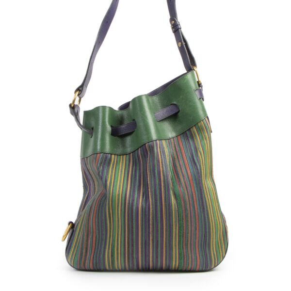 Delvaux Toile De Cuire Shoulder Bag 