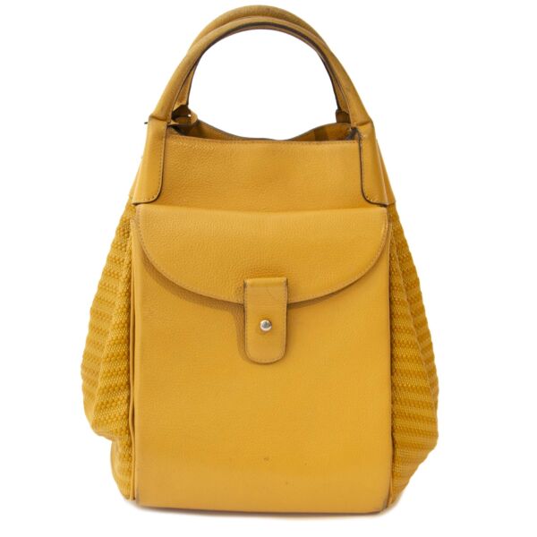 Delvaux Camel Toile De Cuir Shoulder Bag at Labellov. Safe online shopping