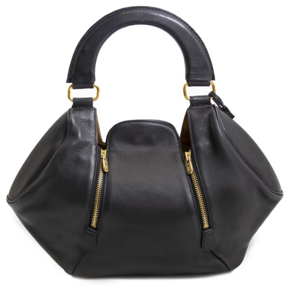 Delvaux Blue Top Handle Bag
