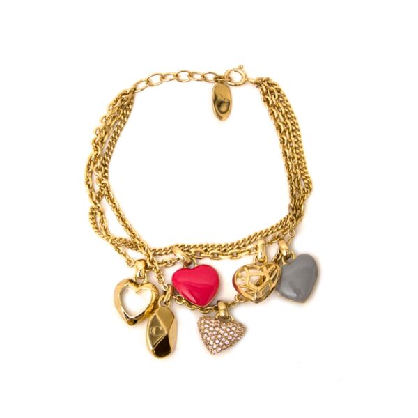 shop safe online secondhand Dior Heart Charms Earrings