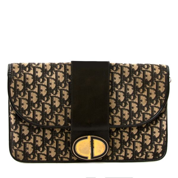 Buy authentic christian dior monogram clutch at labellov vintage fashion webshop for the lowest price