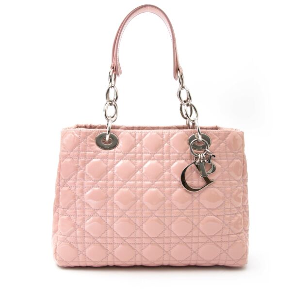 We buy and sell your Dior Pink Patent "Lady Dior" Medium