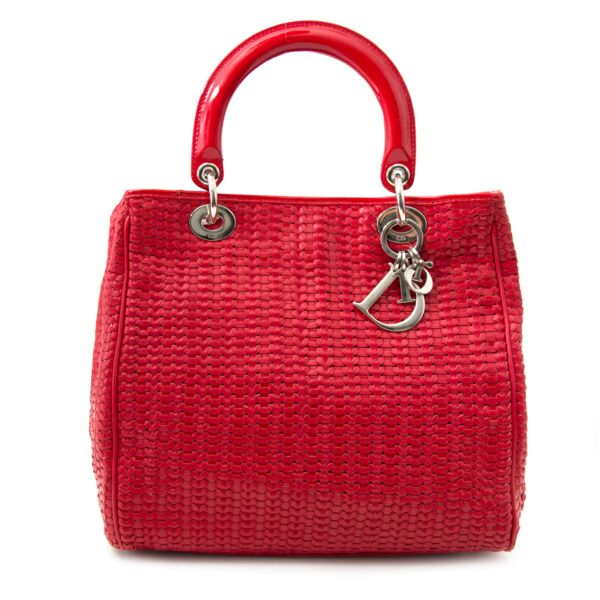 koop veilig online aan de beste prijs tweedehands Christian Dior Woven Soft Lady Dior 