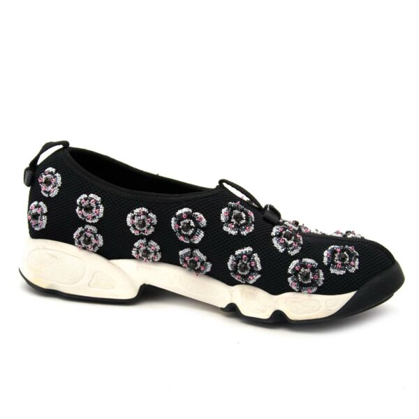 koop online tegen de beste prijs Dior Fusion Black Sneakers - Size 39