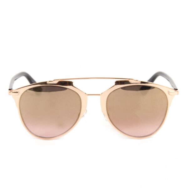 christian dior dior reflected copper aviator sunglasses now for sale at labellov vintage fashion webshop belgium