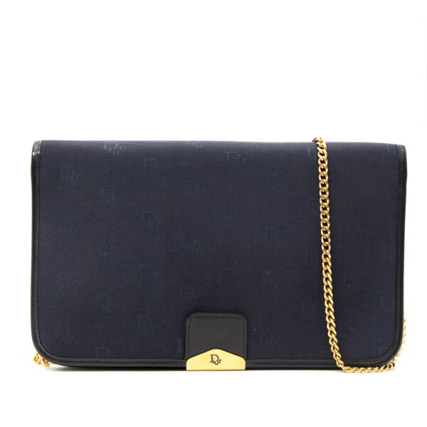 Dior Clutch With Golden Strap now online at labellov.com at the best price.