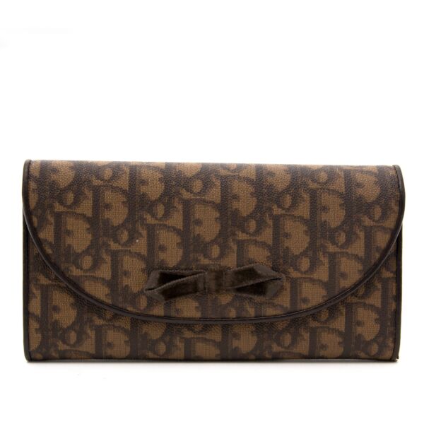 Acheter secure en ligne portefeuille Dior Brown Monogram Wallet pour le meilleur prix
