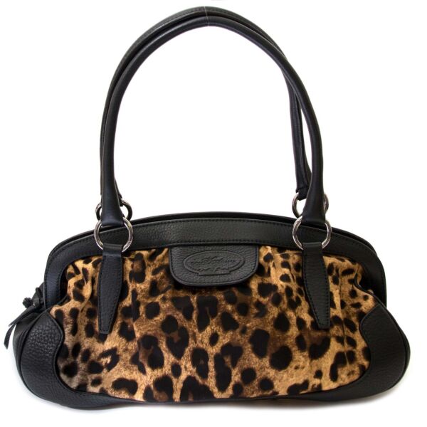 dolce & gabbana animalier leopard hobo bag now for sale at labellov vintage fashion webshop belgium