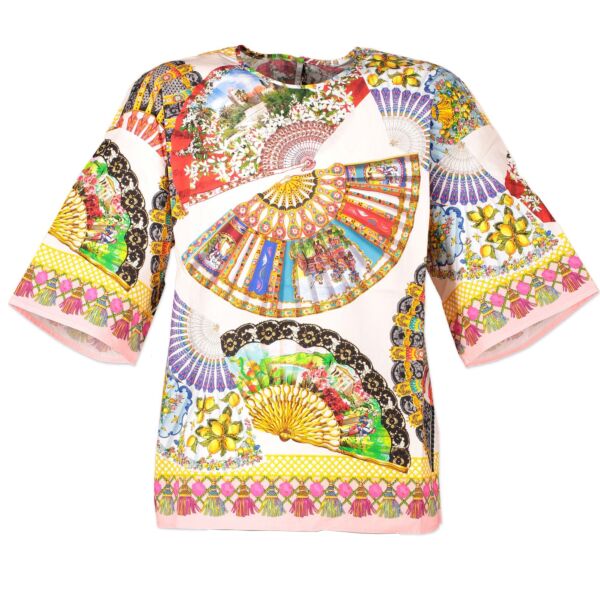 Dolce & Gabbana Print Top - size IT40