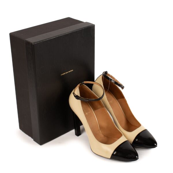 Dries Van Noten Two Tone Cap Toe Pumps - size 37